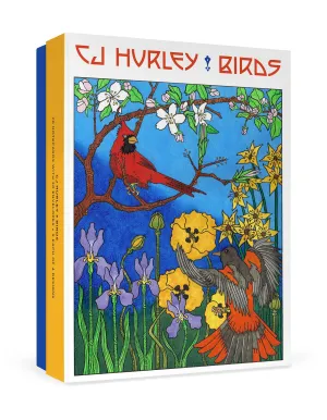 CJ Hurley Birds - Cartes de notes assorties en boîte
