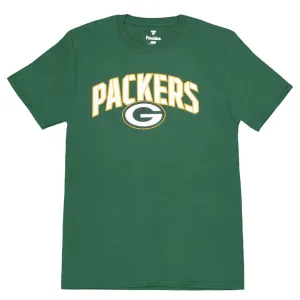 Fanatics - T-shirt à manches courtes arqué des Packers de Green Bay pour hommes (QF6E 0565 7T IGR)