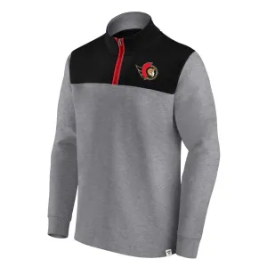Fanatics - Quart de zip pour hommes des Sénateurs d'Ottawa (00VT 721Z 2G2 06Q)