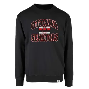 Fanatics - Pull en polaire vintage pour hommes des Sénateurs d'Ottawa (00GE 127A VOW 06J)