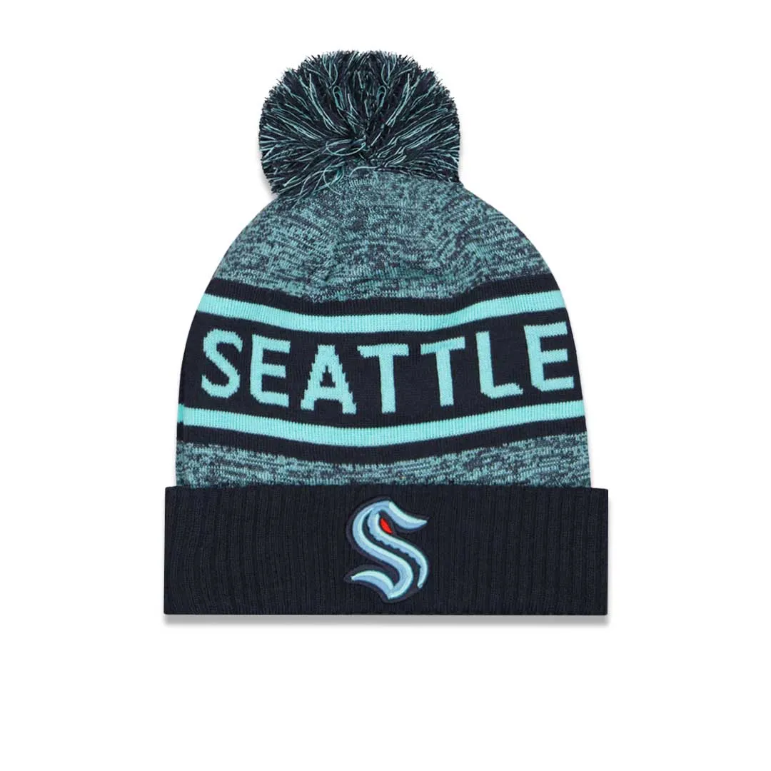 Fanatics - Bonnet homme Seattle Kraken avec bordure (00PB EF33 2GO 08F)
