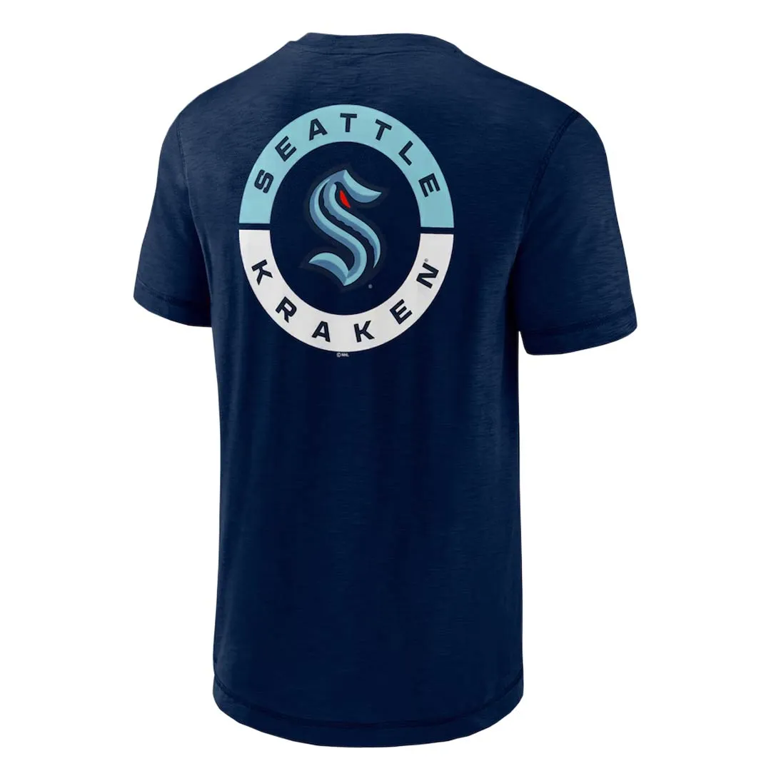 Fanatics - T-shirt à manches courtes pour hommes Seattle Kraken (00ER 4507 2GO 06E)