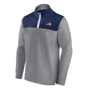 Fanatics - Veste 1/4 zip pour hommes des Winnipeg Jets (00VT 228K 2GN 06Q)