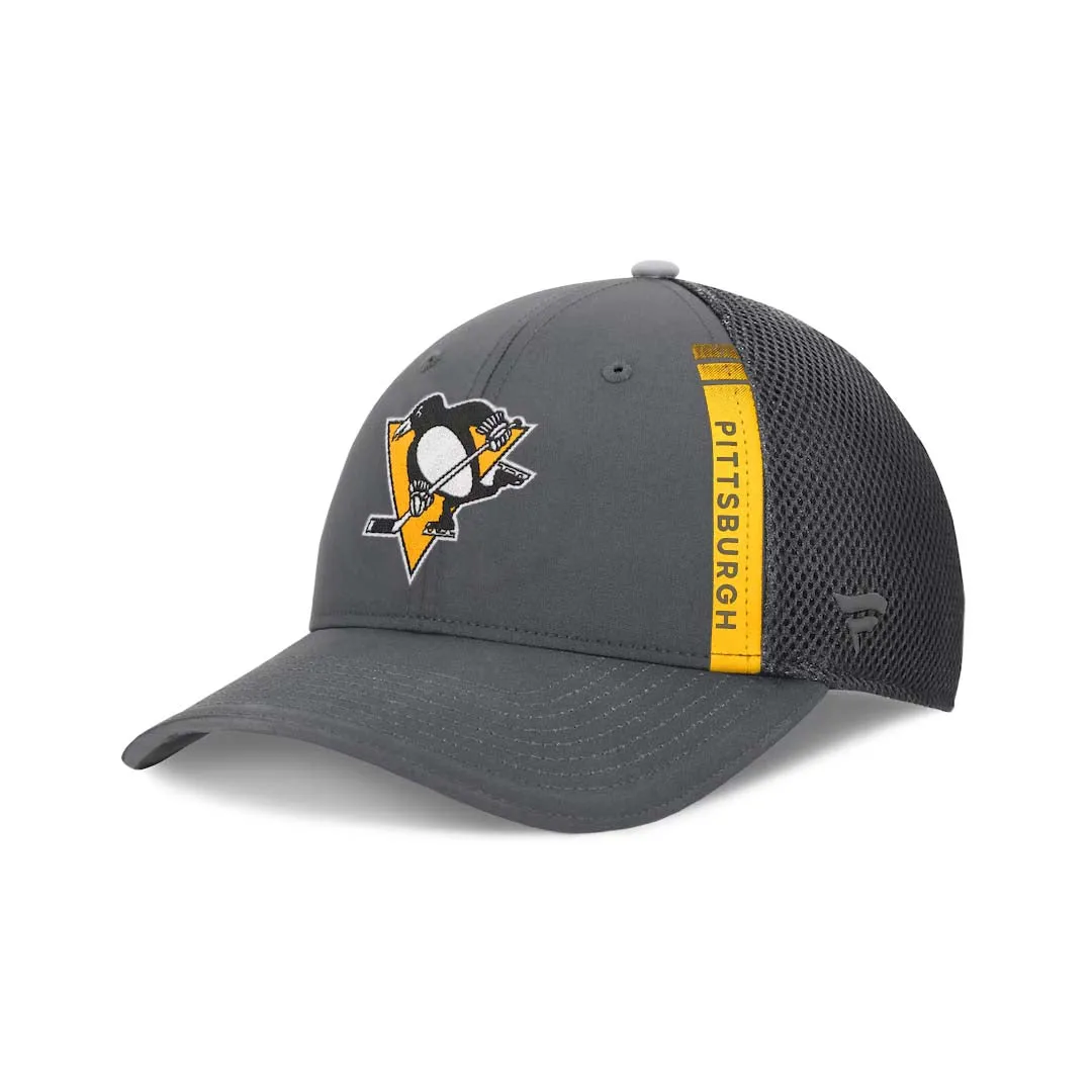 Fanatics - Casquette de camionneur des Pittsburgh Penguins (18R2 894E 2GT 88Y)