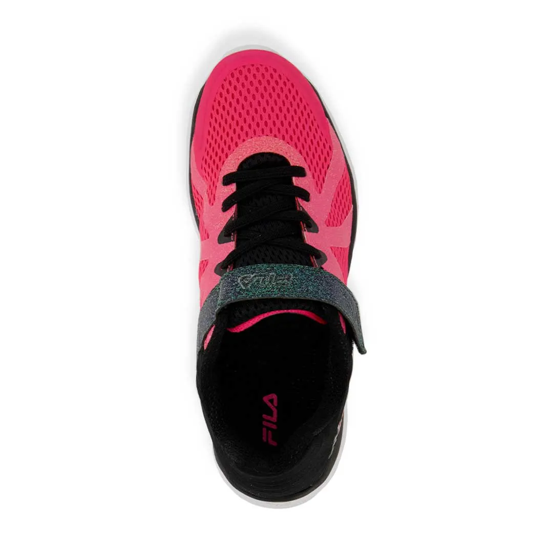 FILA - Chaussures à paillettes à 3 bandes pour enfants (Junior) (3RM00530 653)