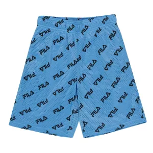 FILA - Shorts en maille à motif aléatoire pour enfants (Junior) (81FA87 BLU)