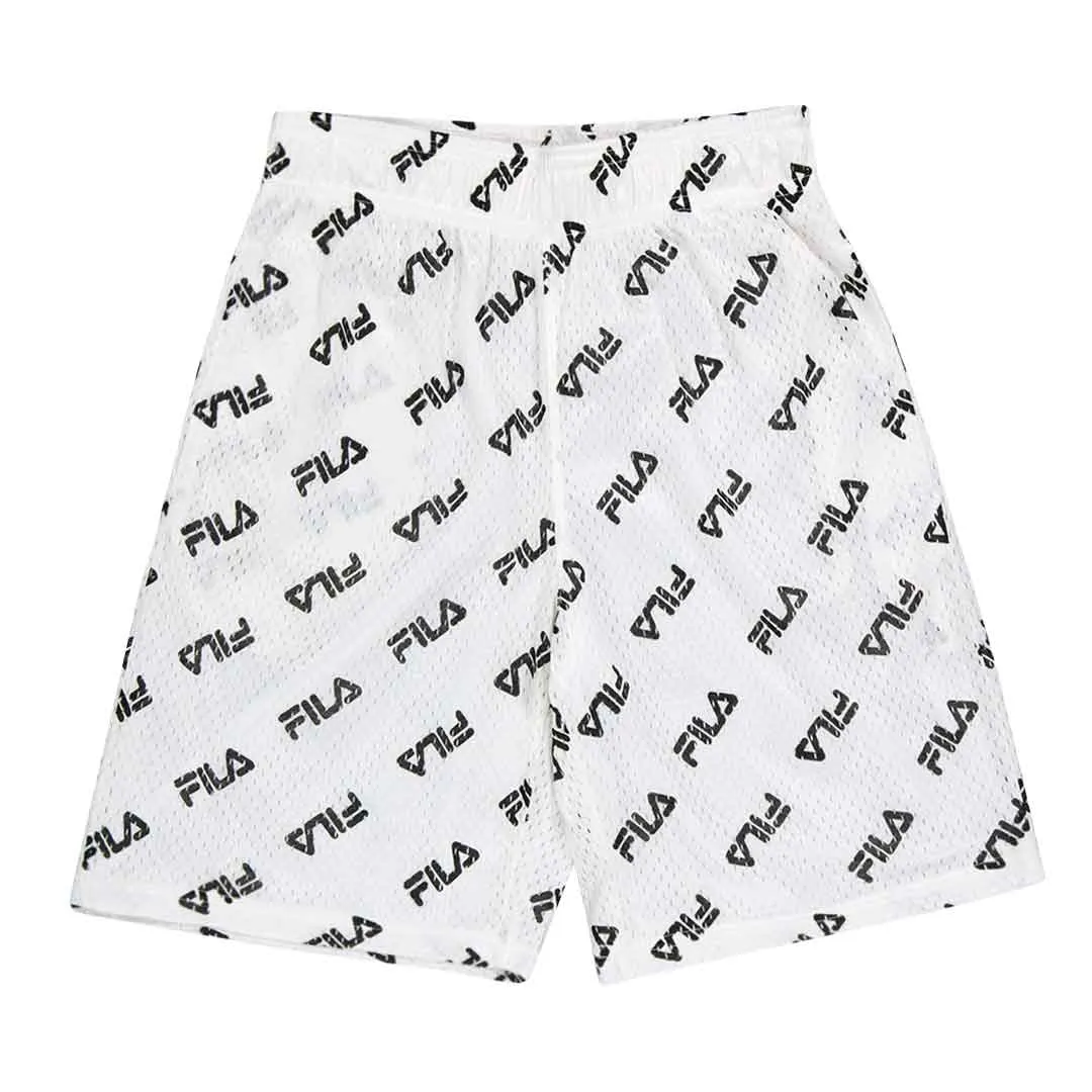 FILA - Shorts en maille à motifs pour enfants (Junior) (81FA87 BLN)