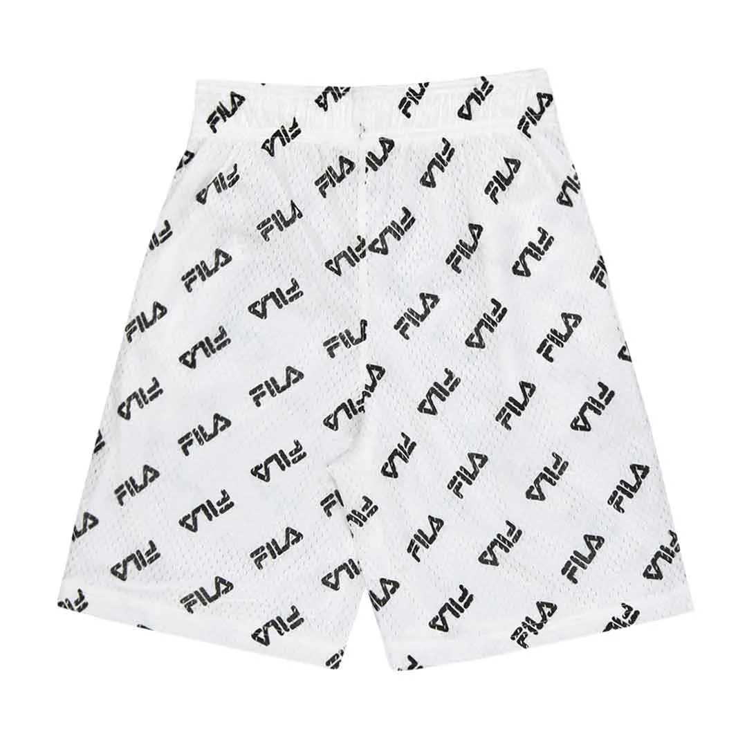 FILA - Shorts en maille à motifs pour enfants (Junior) (81FA87 BLN)