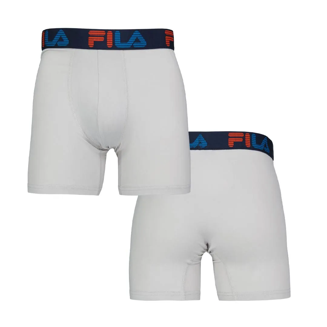 FILA - Pack de 4 Boxers Courts pour Hommes (FM412BXPB13 400)