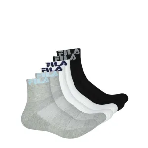 FILA - Pack de 6 paires de chaussettes 1/4 pour hommes (FW0096A COMBO6)
