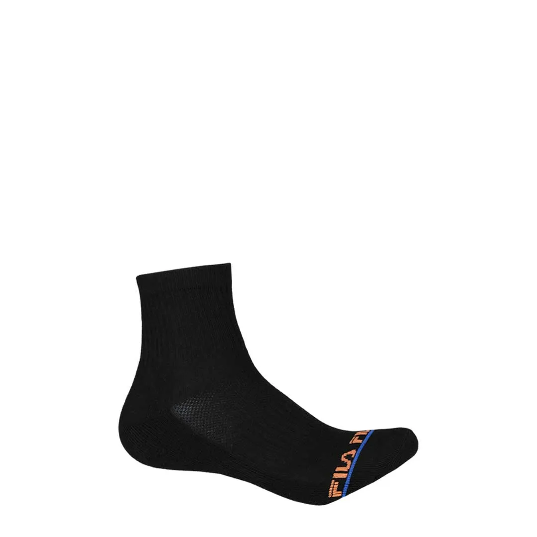 FILA - Pack de 6 paires de chaussettes 1/4 pour hommes (FW0118 COMBO8)