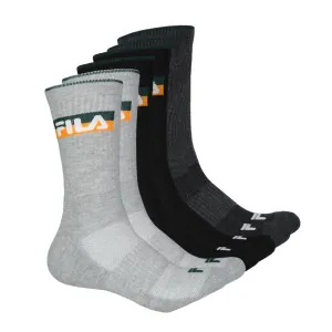 FILA - Lot de 6 paires de chaussettes hautes pour homme (FW0146 AST1)