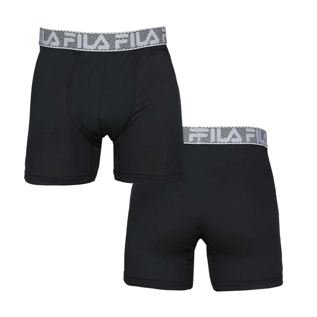 FILA - Boxer-Caleçon Édition Spéciale Homme Lot de 5 (FM412BX5PS1 001)