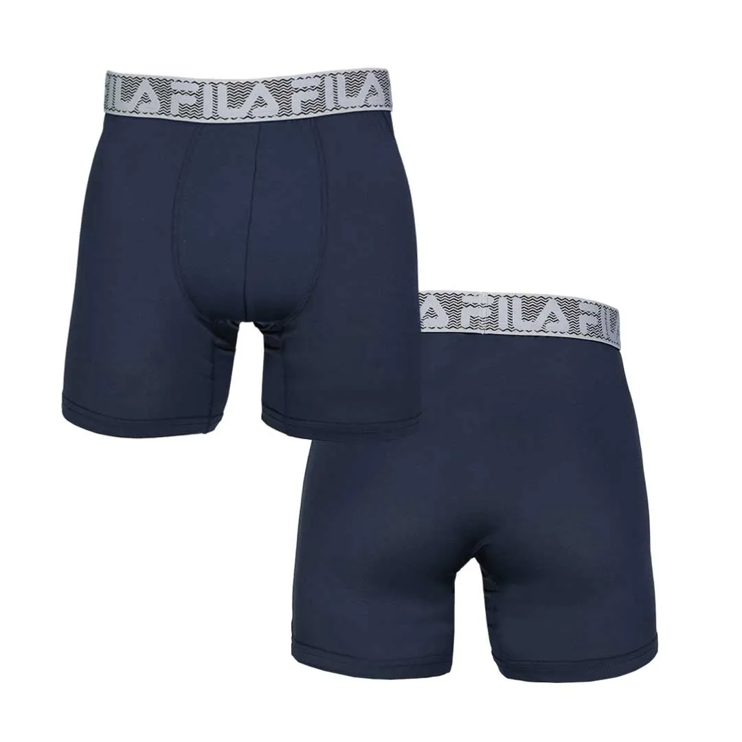 FILA - Boxer-Caleçon Édition Spéciale Homme Lot de 5 (FM412BX5PS1 001)