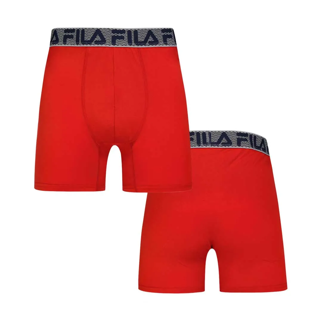 FILA - Boxer-Caleçon Édition Spéciale Homme - Lot de 5 (FM412BX5PS1 403)