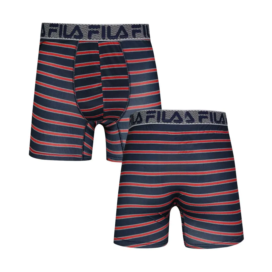FILA - Boxer-Caleçon Édition Spéciale Homme - Lot de 5 (FM412BX5PS1 403)