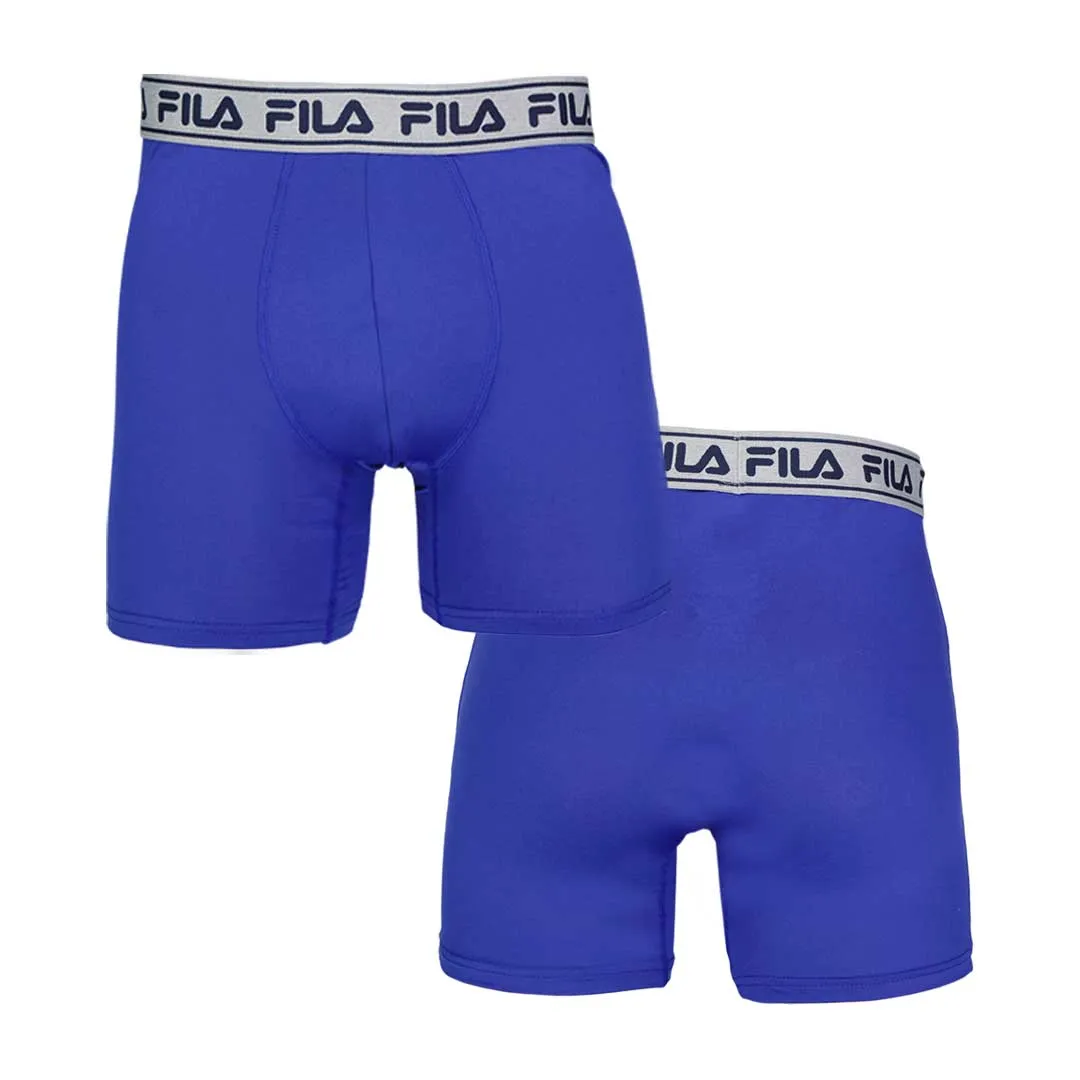 FILA - Boxer-Caleçon Édition Spéciale Homme Lot de 5 (FM412BX5PS1 410)
