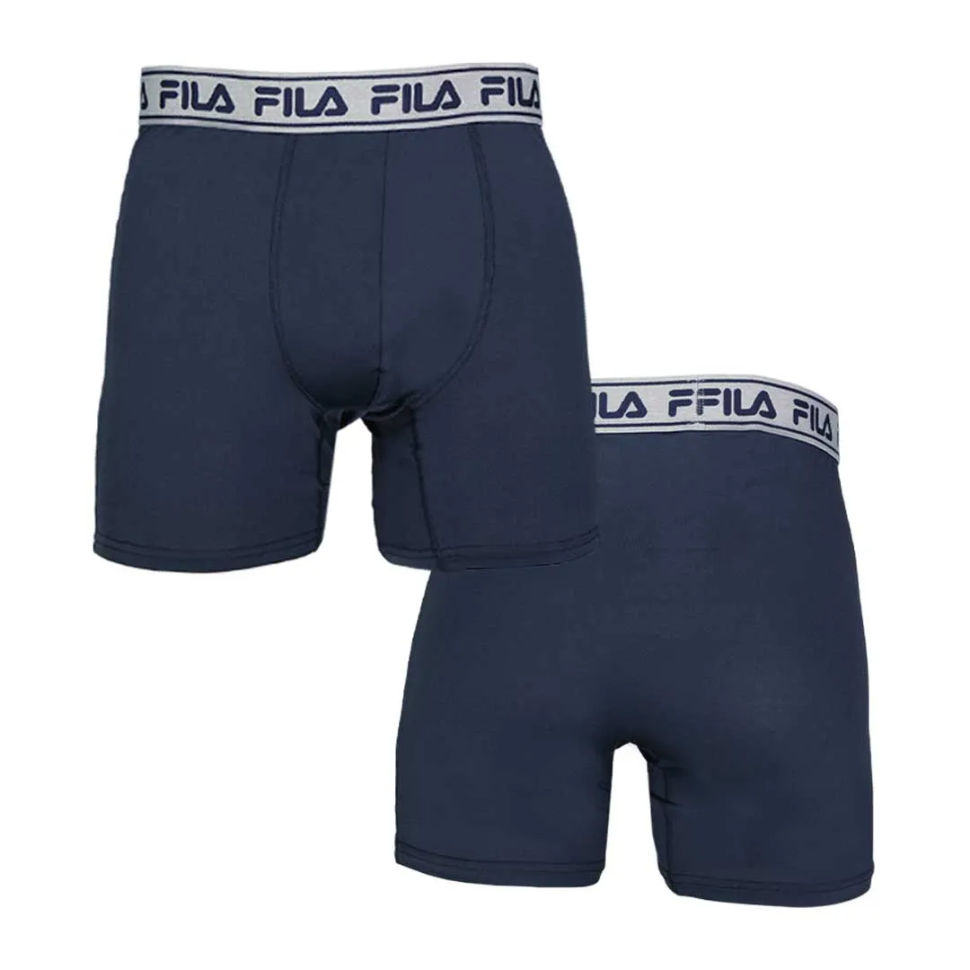 FILA - Boxer-Caleçon Édition Spéciale Homme Lot de 5 (FM412BX5PS1 410)