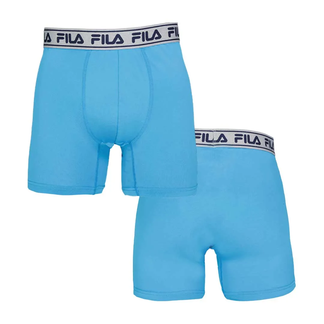 FILA - Boxer-Caleçon Édition Spéciale Homme Lot de 5 (FM412BX5PS1 410)