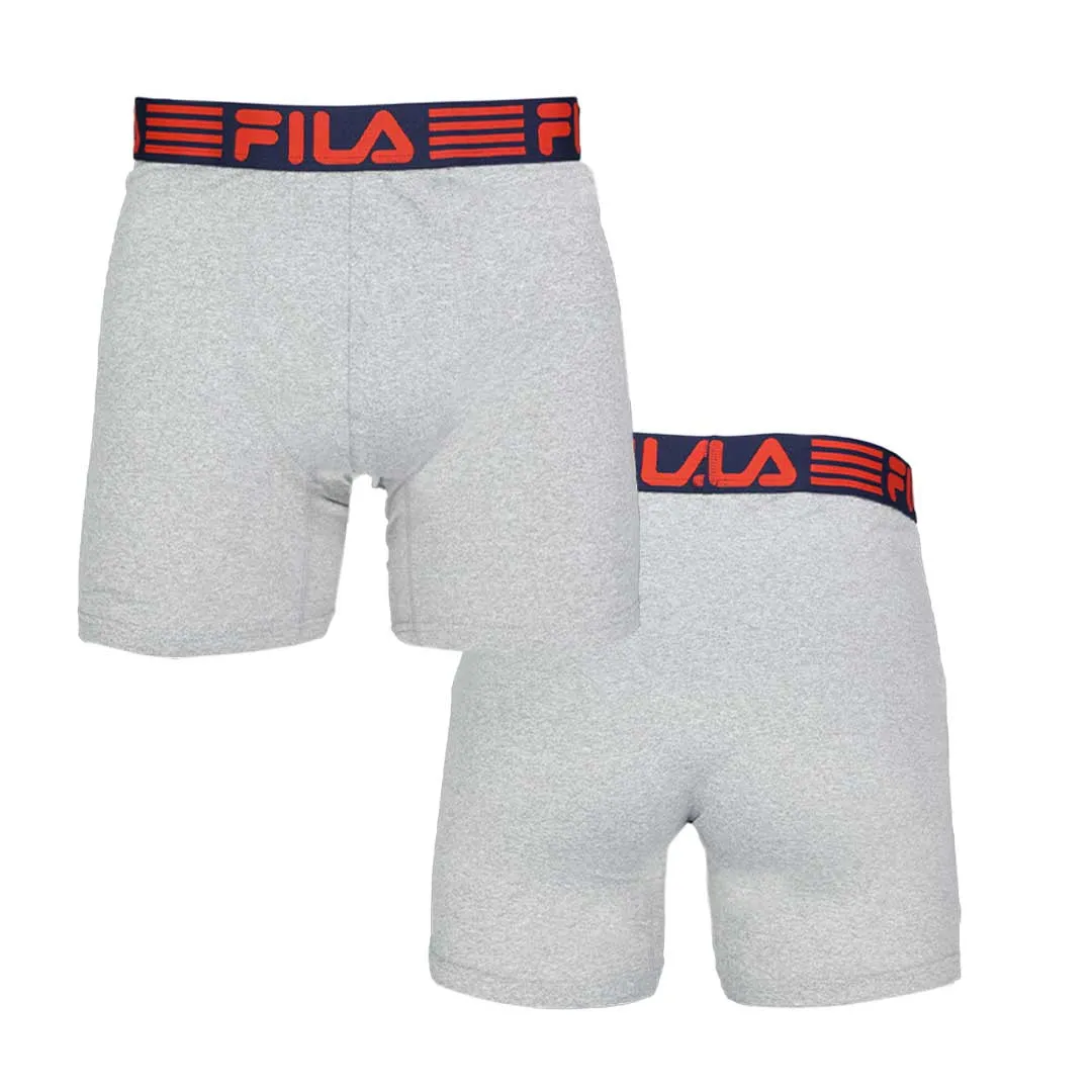 FILA - Boxer-Caleçon Édition Spéciale Homme Lot de 5 (FM412BX5PS2 600)
