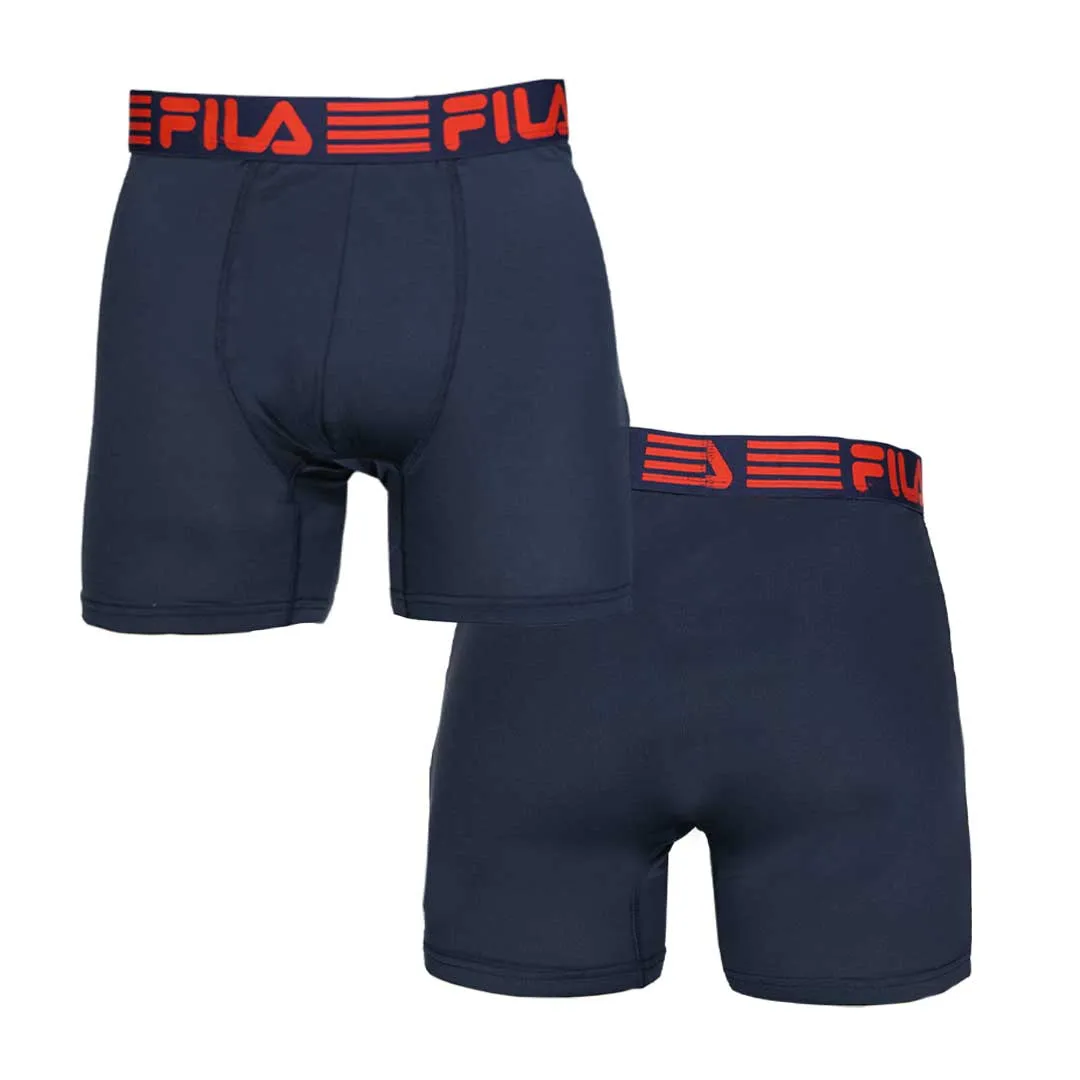 FILA - Boxer-Caleçon Édition Spéciale Homme Lot de 5 (FM412BX5PS2 600)