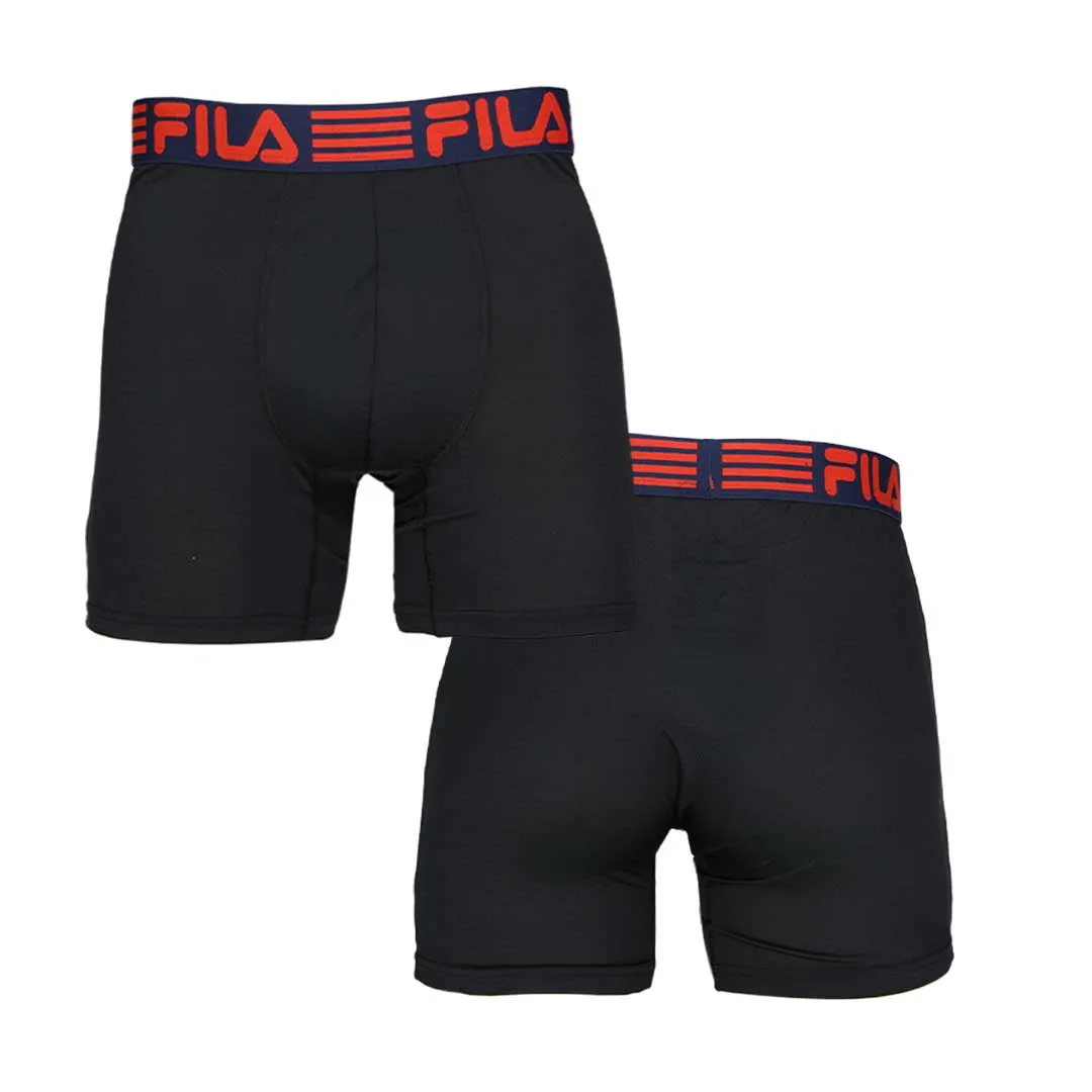 FILA - Boxer-Caleçon Édition Spéciale Homme Lot de 5 (FM412BX5PS2 600)