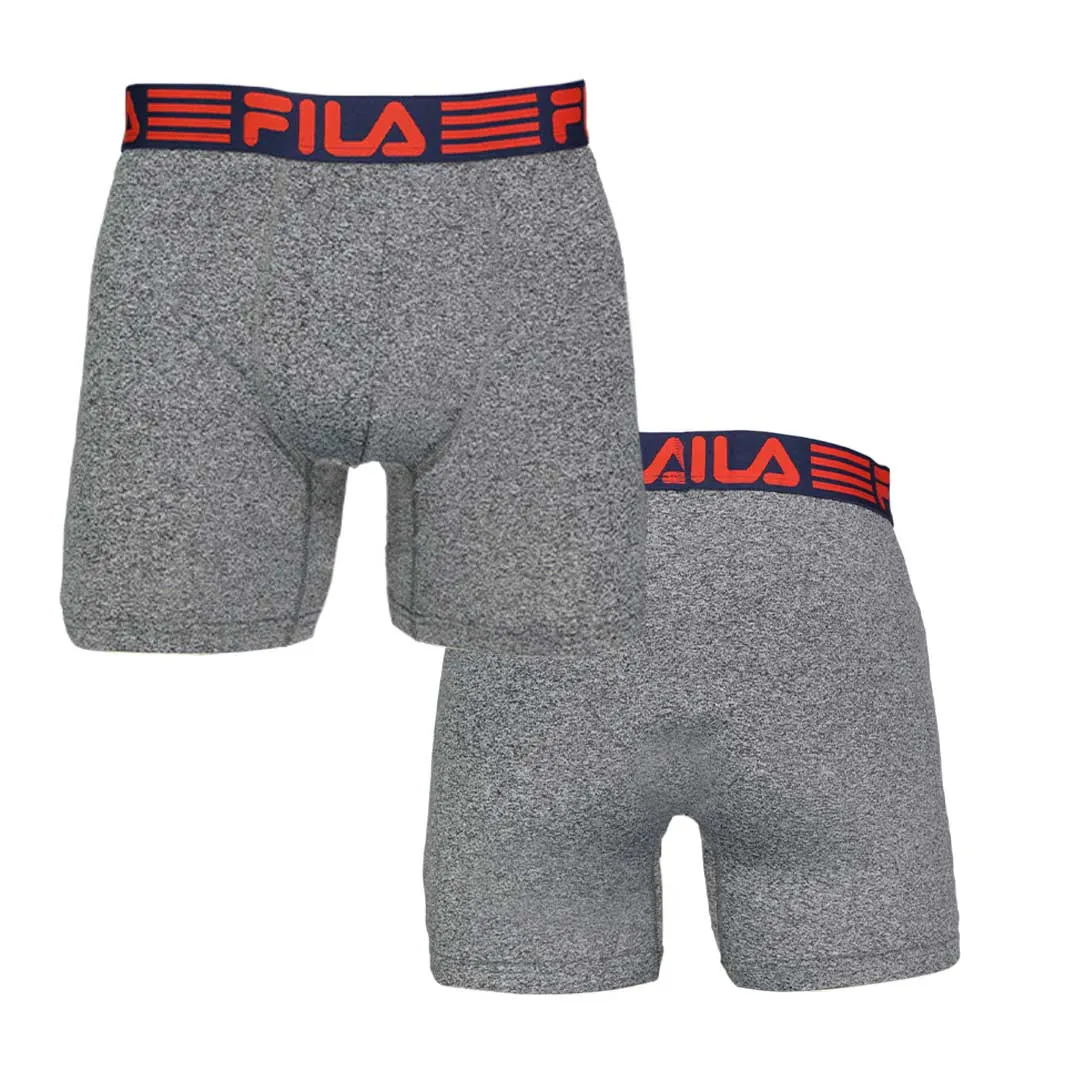 FILA - Boxer-Caleçon Édition Spéciale Homme Lot de 5 (FM412BX5PS2 600)