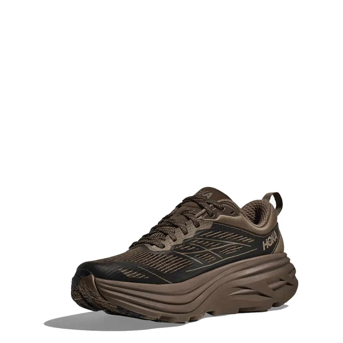 Hoka Bondi 8 TS Chaussure de Sport Cageée Terre Ombrée / Terre Ombrée Foncé