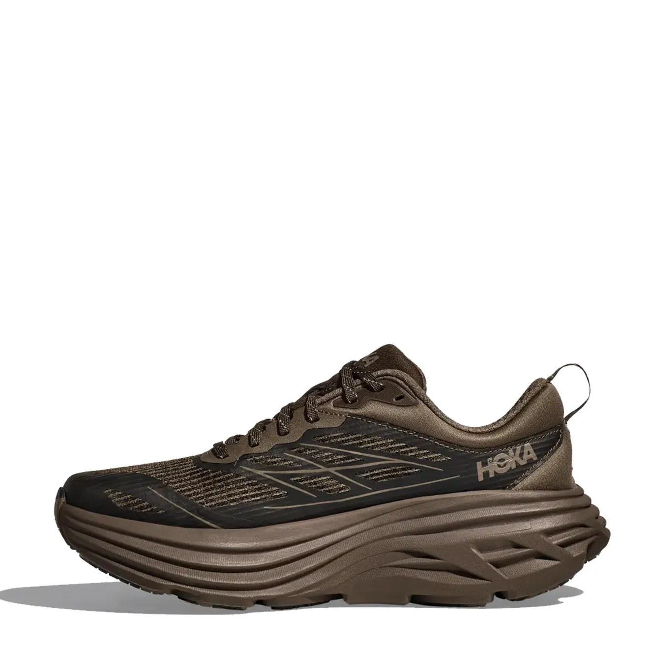Hoka Bondi 8 TS Chaussure de Sport Cageée Terre Ombrée / Terre Ombrée Foncé