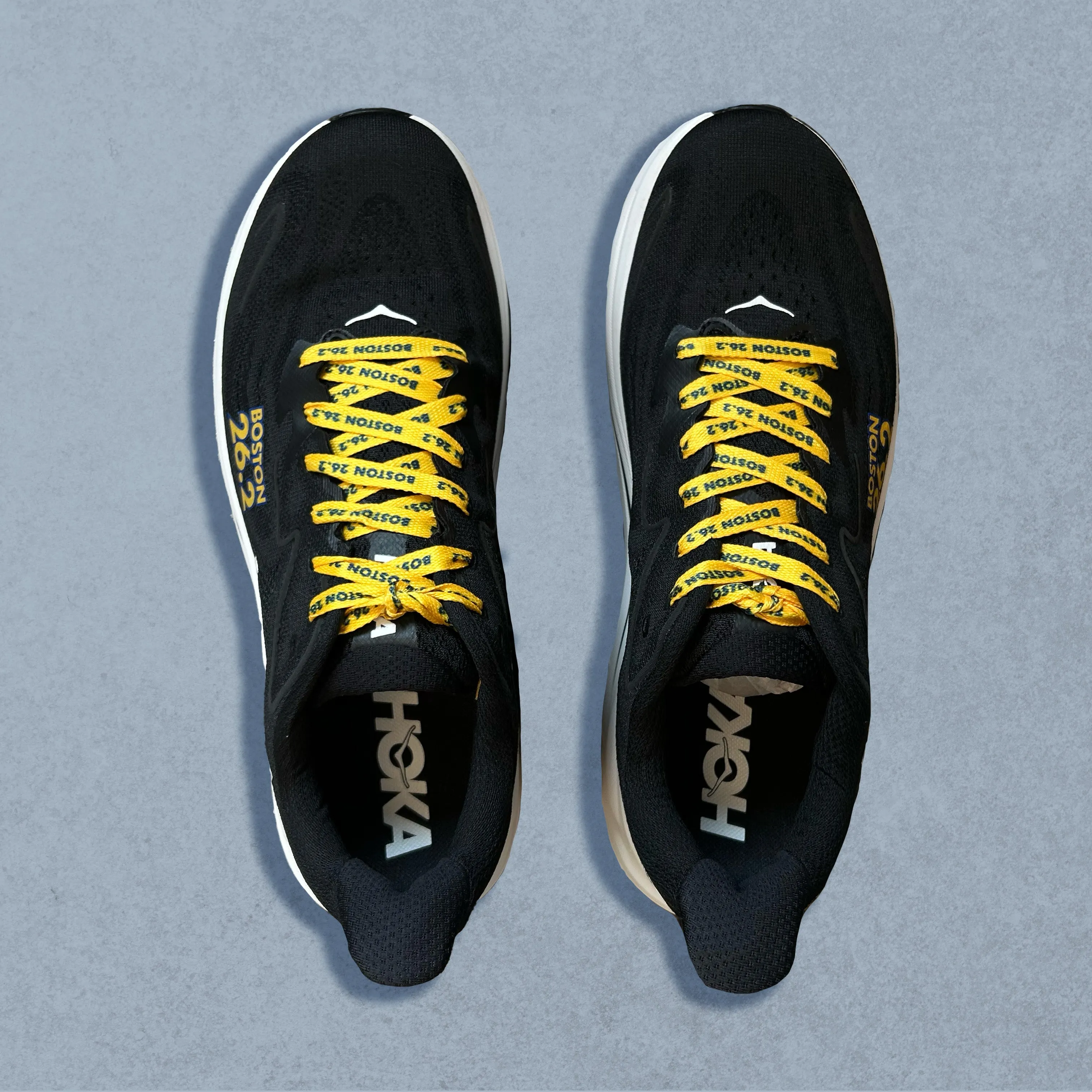 Hoka Boston 26.2 Hommes Clifton 10 - Noir/Blanc (1162030-BWHT) (HBM-08) Chaussures Hoka