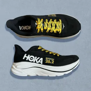 Hoka Boston 26.2 Hommes Clifton 10 - Noir/Blanc (1162030-BWHT) (HBM-08) Chaussures Hoka