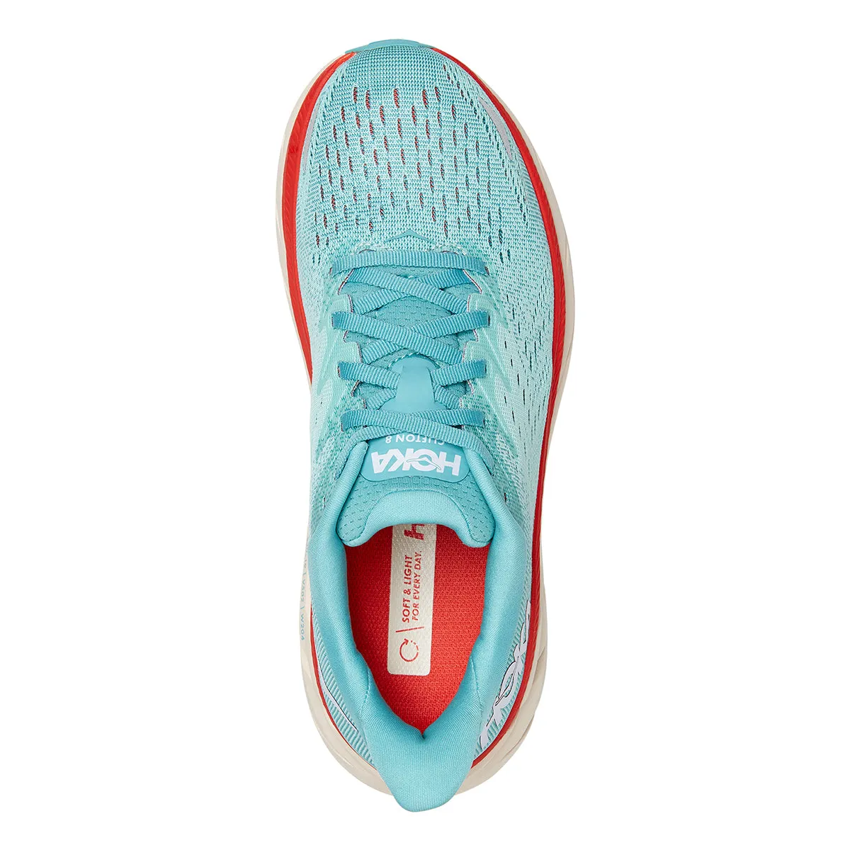 Hoka Clifton 8 - Aquarelle - Bleu Coquille d'Œuf