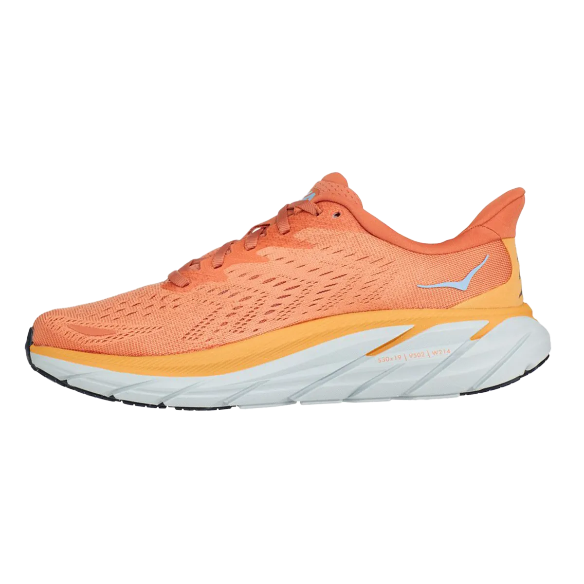 Hoka Clifton 8 - Cuit par le Soleil - Coquillage Corail