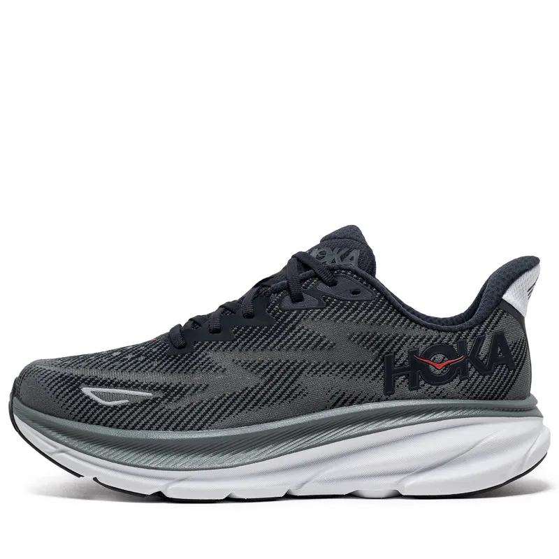 Hoka Clifton 9 - Noir/Orbite Extérieure