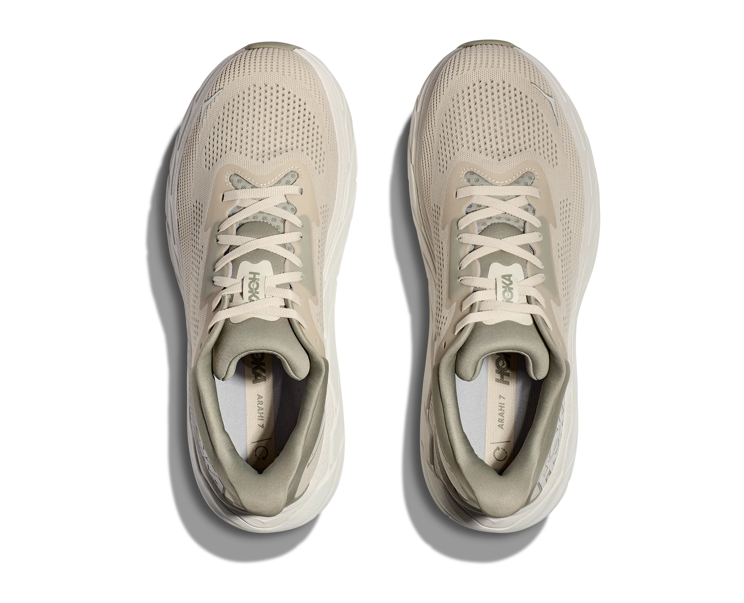 Hoka Chaussures Homme Arahi 7 - Lait d'Avoine/Orge (1147850-OKB)