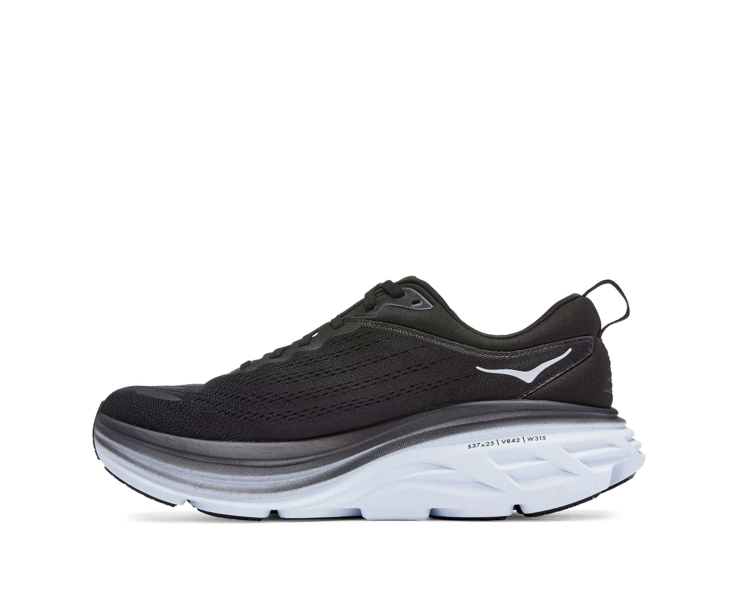 Hoka Chaussures Homme Bondi 8 - Noir/Blanc (1123202-BWHT) Hoka