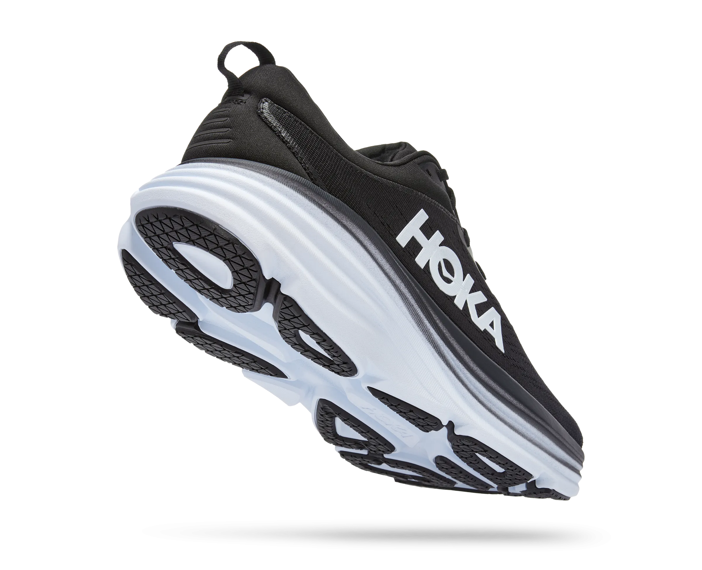 Hoka Chaussures Homme Bondi 8 - Noir/Blanc (1123202-BWHT) Hoka