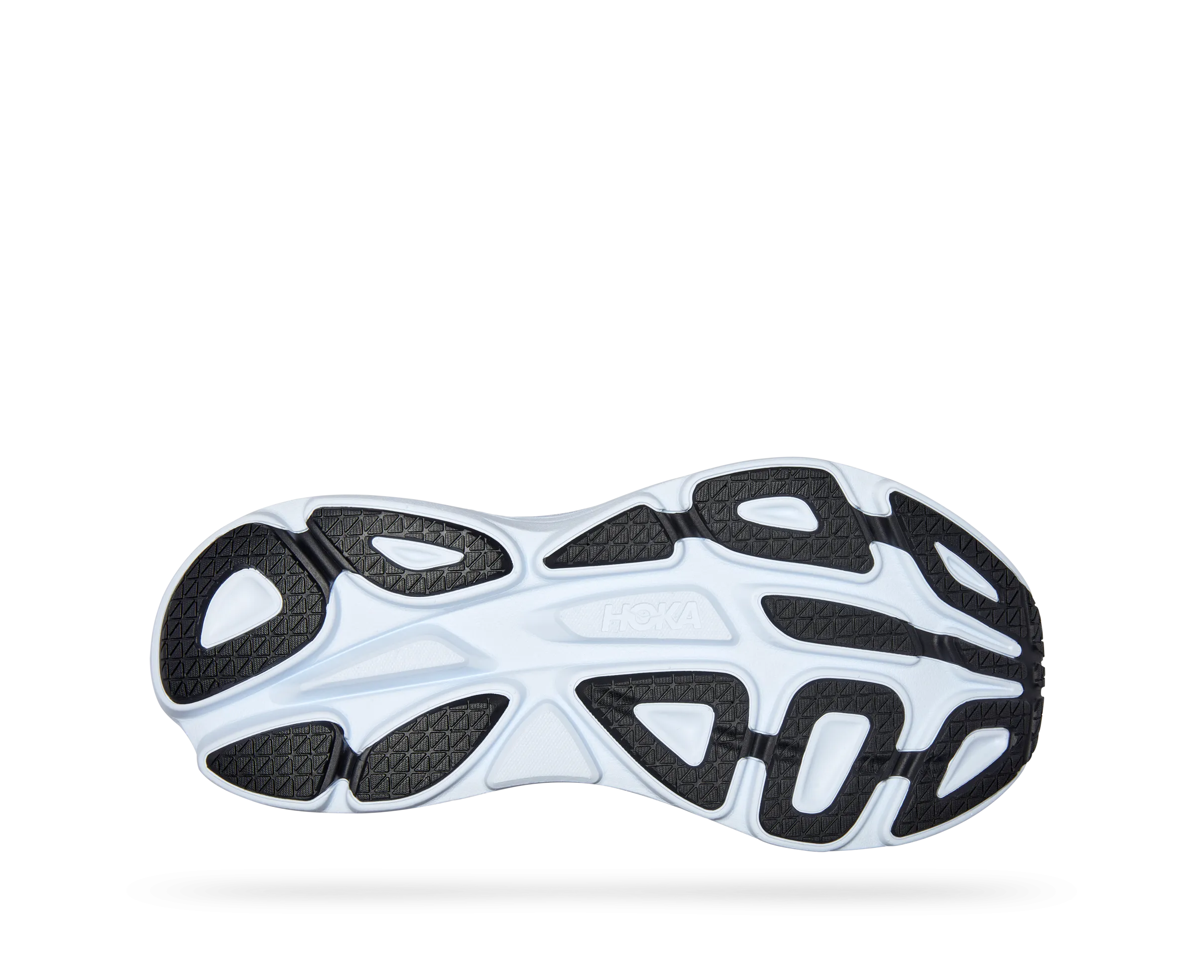 Hoka Chaussures Homme Bondi 8 - Noir/Blanc (1123202-BWHT) Hoka
