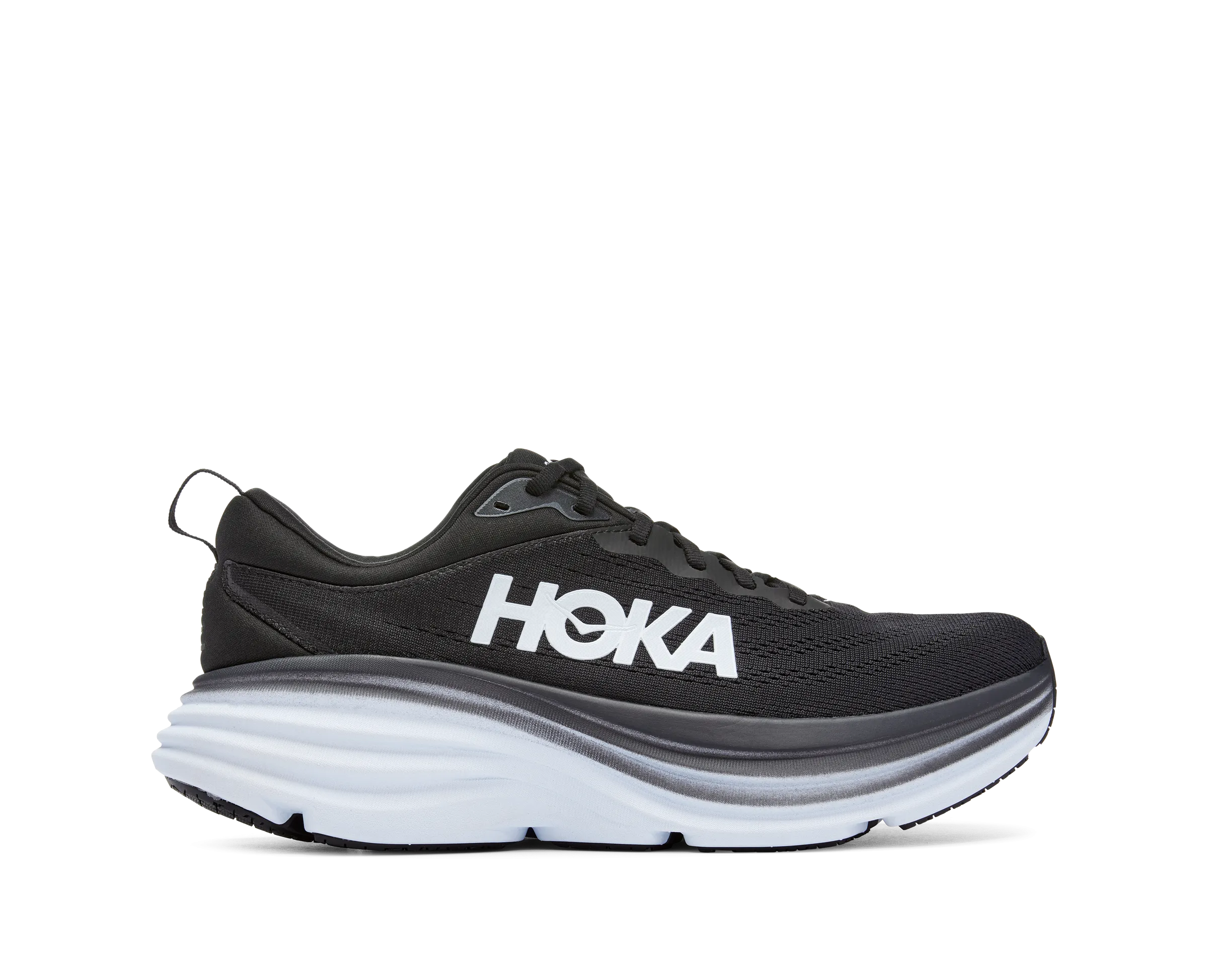 Hoka Chaussures Homme Bondi 8 - Noir/Blanc (1123202-BWHT) Hoka