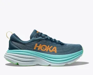 Hoka Chaussures Homme Bondi 8 - Bleu Canard/Ombre (1123202-RHD)