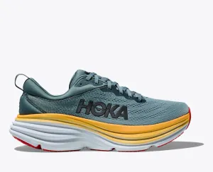 Hoka Chaussures Homme Bondi 8 Large - Gobelin Bleu/Printemps Montagne (1127953-GBMS)