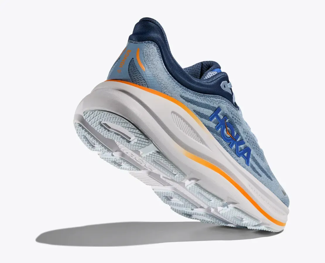 Hoka Chaussures Homme Bondi 9 Large - Bruine/Averse (1162013-DNP)