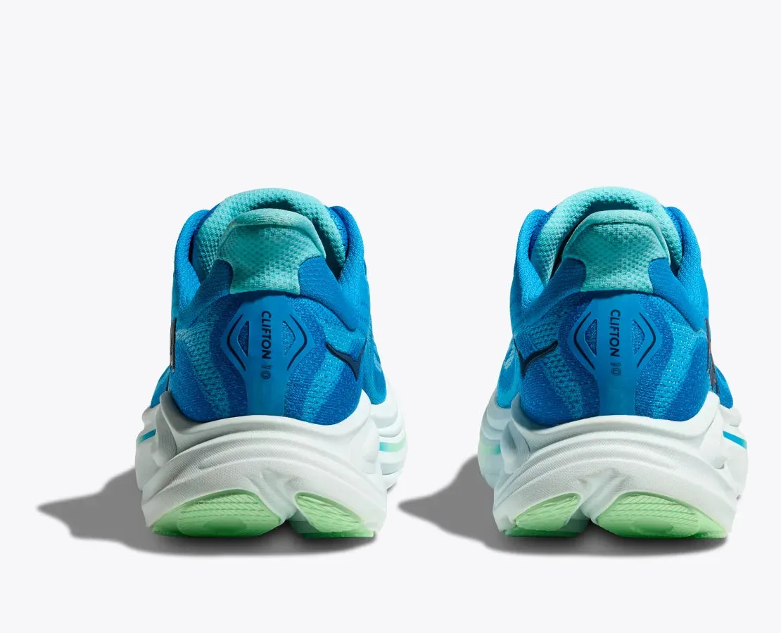 Hoka Chaussure de Sport Clifton 10 pour Homme en Bleu Hoka/Bleu Ciel