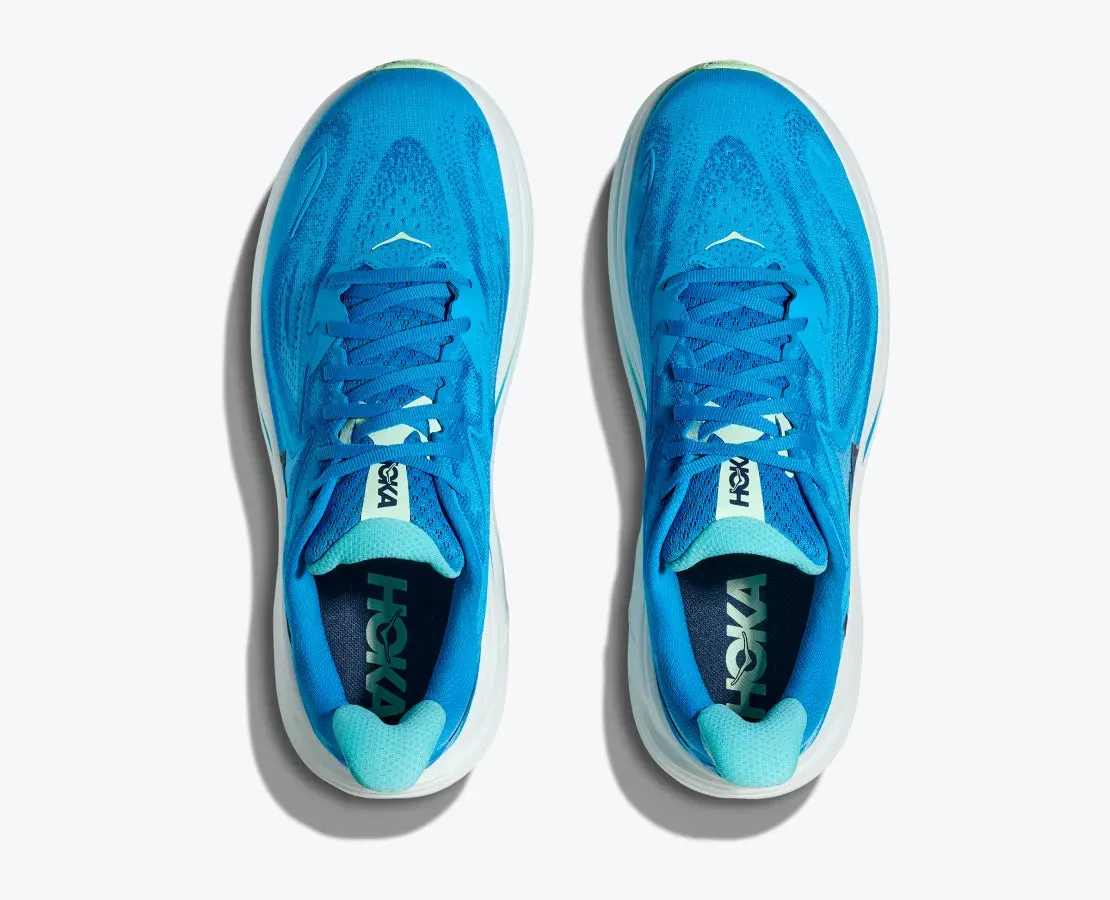 Hoka Chaussure de Sport Clifton 10 pour Homme en Bleu Hoka/Bleu Ciel