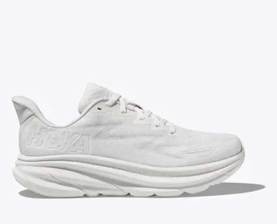 Hoka Chaussures Homme Clifton 9 - Blanc/Blanc (1127895-WWH) Hoka Footwear