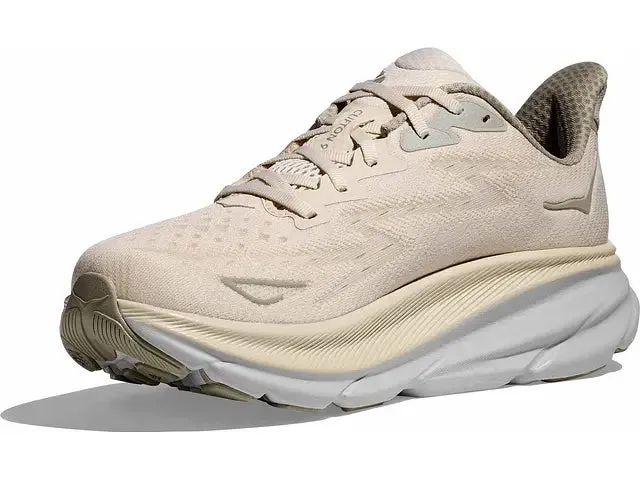 Hoka Chaussures Homme Clifton 9 Large - Lait d'Avoine/Orge (1132210-OKB) Hoka