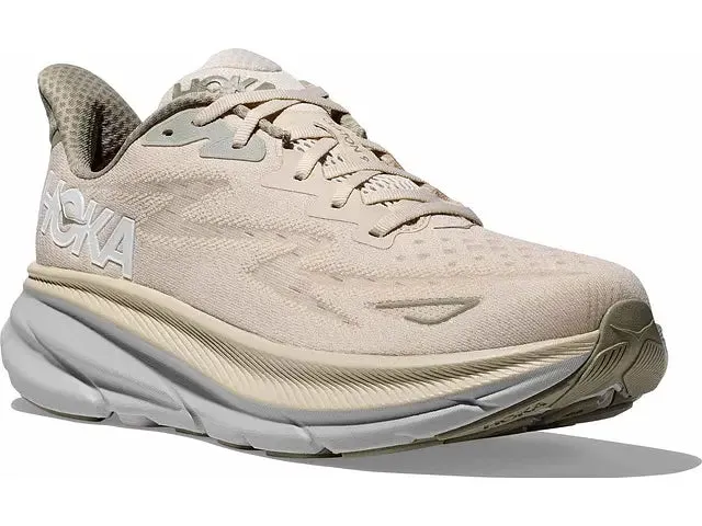 Hoka Chaussures Homme Clifton 9 Large - Lait d'Avoine/Orge (1132210-OKB) Hoka