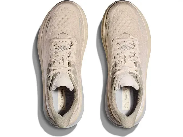 Hoka Chaussures Homme Clifton 9 Large - Lait d'Avoine/Orge (1132210-OKB) Hoka