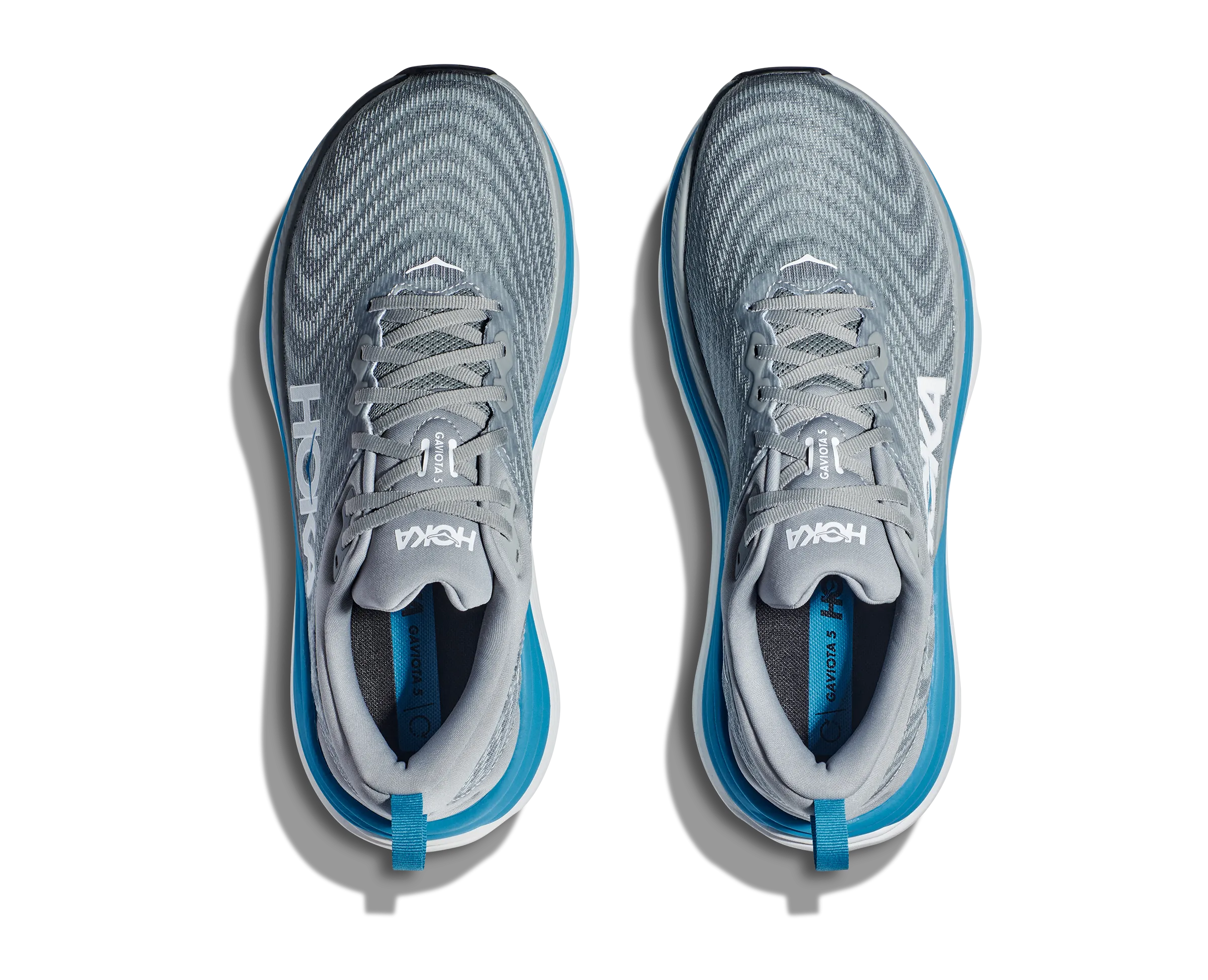 Hoka Chaussures Homme Gaviota 5 - Calcaire/Bleu Diva (1127929-LDVB)