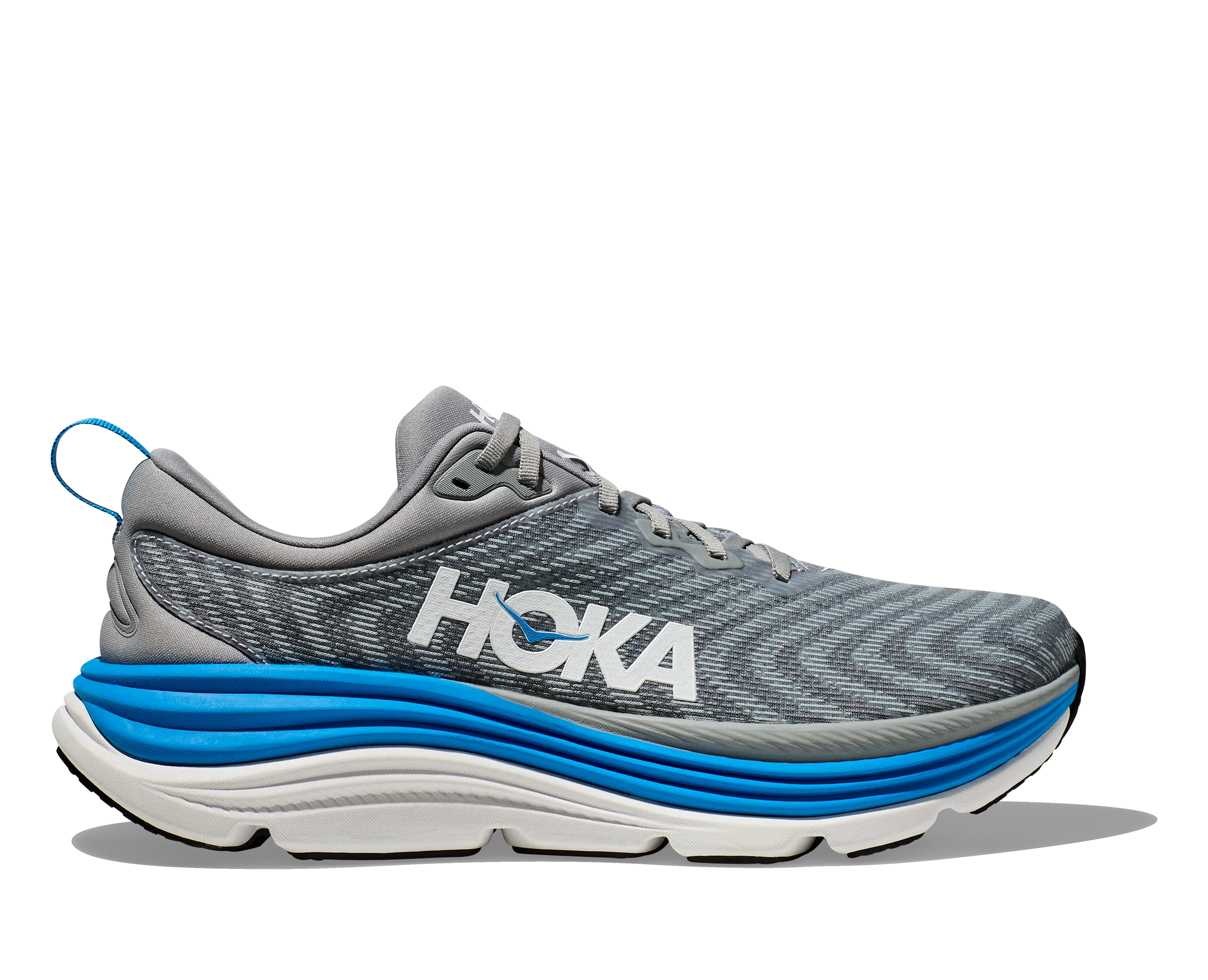 Hoka Chaussures Homme Gaviota 5 - Calcaire/Bleu Diva (1127929-LDVB)